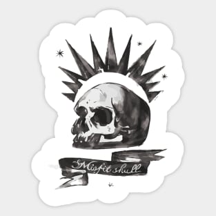 Life is Strange Chloe Misfit Skull Sticker